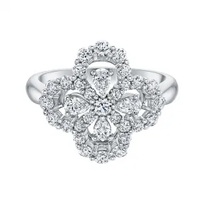 海瑞温斯顿/HarryWinston Diamond Loop 钻石戒指 FRDPRP1ML4C