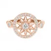 海瑞温斯顿/HarryWinston Winston Gates玫瑰金钻石戒指 FRDRRD1MWG