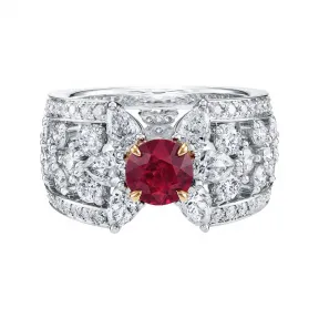 海瑞温斯顿/HarryWinston 红宝石和钻石戒指 FRRMRPDDHWF