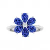 海瑞温斯顿/HarryWinston Forget-Me-Not蓝宝石和钻石戒指 FRSPRFFLRFMN