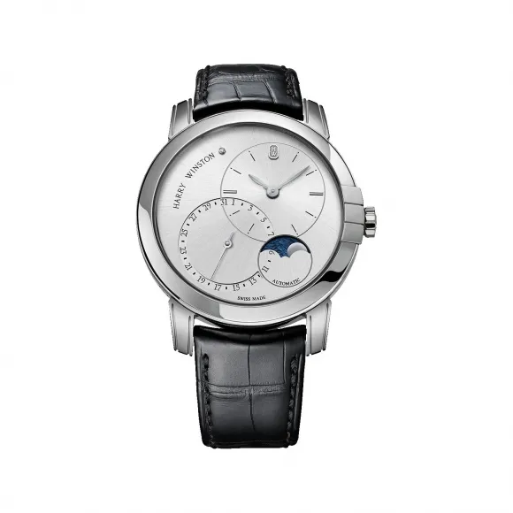海瑞温斯顿/HarryWinston Midnight Date Moon Phase Automatic 42MM MIDAMP42WW003