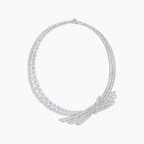 海瑞温斯顿/HarryWinston Fifth Avenue Crossover 钻石项链 NKDPBAGMLRFC