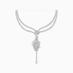 海瑞温斯顿/HarryWinston Secret Cluster 钻石项链 NKDPCLFUSCL