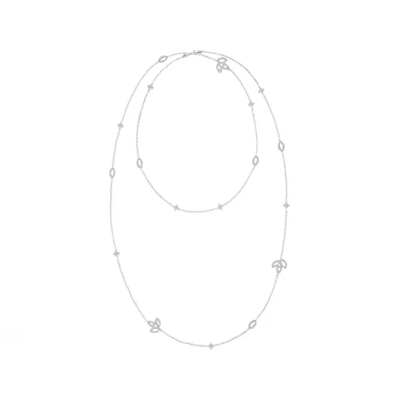 海瑞温斯顿/HarryWinston Lily Cluster铂金钻石长项链 NKDPRD3MLC