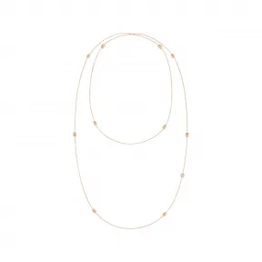 海瑞温斯顿/HarryWinston HW Logo玫瑰18K金钻石项链 NKDRRDLGHWL