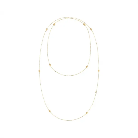 海瑞温斯顿/HarryWinston HW Logo黄18K金钻石项链 NKDYRDLGHWL