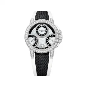 海瑞温斯顿/HarryWinston Ocean Biretrograde Black & White Automatic 36MM OCEABI36WW059