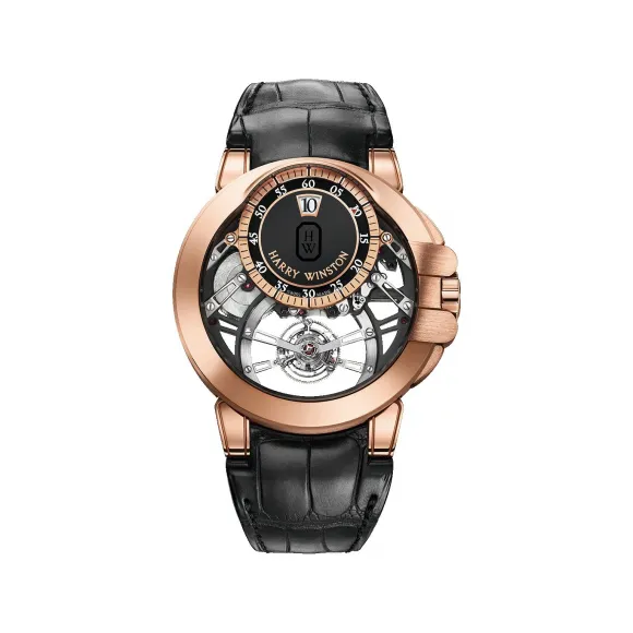 海瑞温斯顿/HarryWinston Ocean Tourbillon Jumping Hour OCEMTJ45RR001