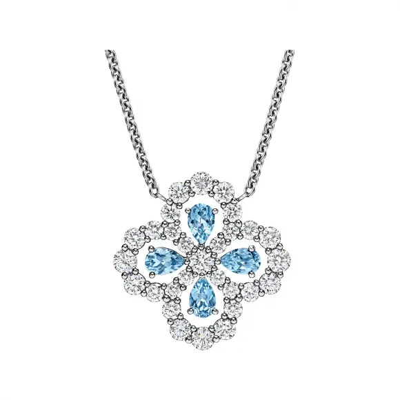 海瑞温斯顿/HarryWinston Diamond Loop海蓝宝石和钻石坠饰 PEAPRPMEL4C