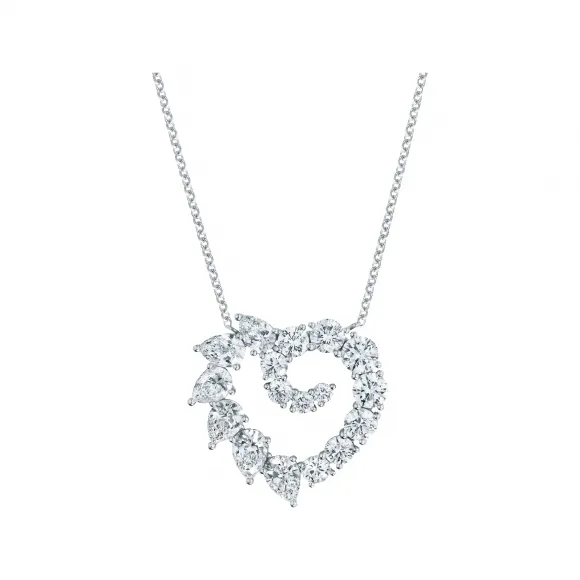海瑞温斯顿/HarryWinston Garland系列大号心形坠饰 PEDPHSLGOC