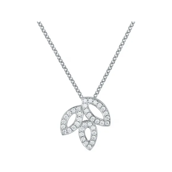 海瑞温斯顿/HarryWinston Lily Cluster 小号铂金钻石坠饰 PEDPSM1MLC