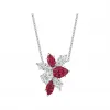 海瑞温斯顿/HarryWinston Winston Cluster红宝石和钻石坠饰 PERPCLPMWC