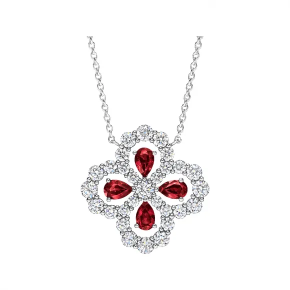 海瑞温斯顿/HarryWinston Diamond Loop红宝石和钻石坠饰 PERPRPMEL4C