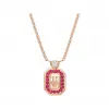 海瑞温斯顿/HarryWinston HW Logo红宝石和钻石项链 PERRRD16HWL