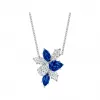 海瑞温斯顿/HarryWinston Winston Cluster蓝宝石和钻石坠饰 PESPCLPMWC