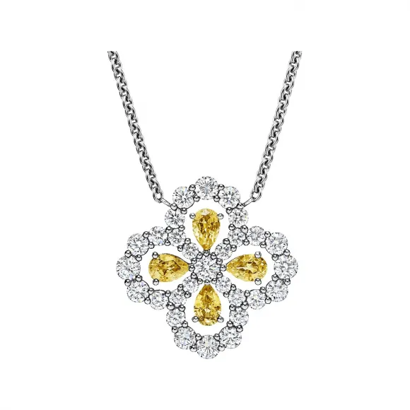 海瑞温斯顿/HarryWinston Diamond Loop黄色蓝宝石和钻石坠饰 PEYSPRPMEL4C