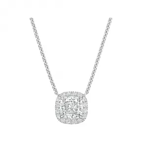 海瑞温斯顿/HarryWinston 枕型切工极细微密钉镶嵌钻石坠⁠饰 PIDPCU010MIC