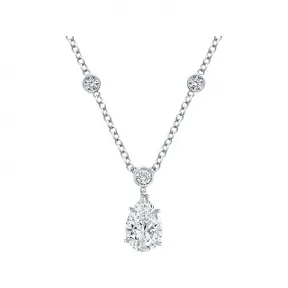 海瑞温斯顿/HarryWinston 水滴形切工钻石坠饰与Rondelle项链 PIDPPS010RN