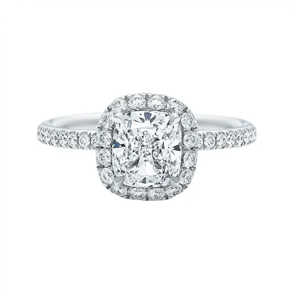 海瑞温斯顿/HarryWinston The One枕形切工订婚钻戒 RGDPCU010MIC