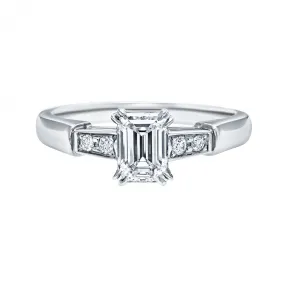 海瑞温斯顿/HarryWinston Tryst祖母绿型切工订婚钻戒 RGDPEC007TST