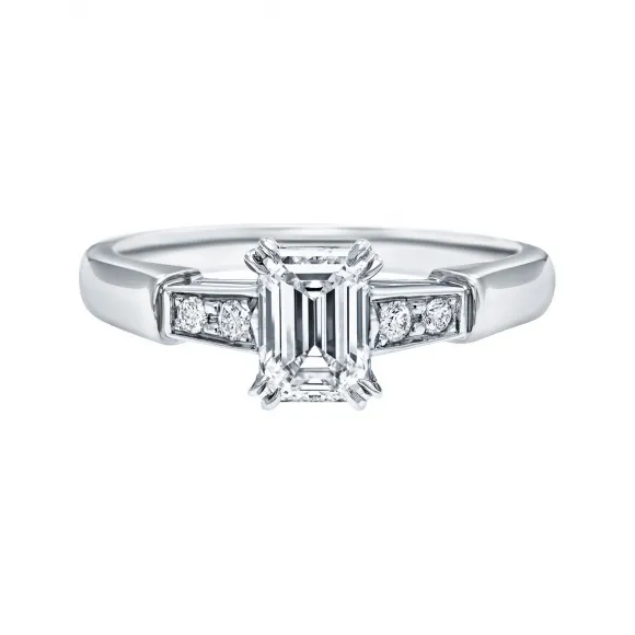 海瑞温斯顿/HarryWinston Tryst祖母绿型切工订婚钻戒 RGDPEC007TST