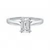 海瑞温斯顿/HarryWinston Solitaire祖母绿型切工订婚钻戒 RGDPEC010NSS
