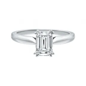 海瑞温斯顿/HarryWinston Solitaire祖母绿型切工订婚钻戒 RGDPEC010NSS