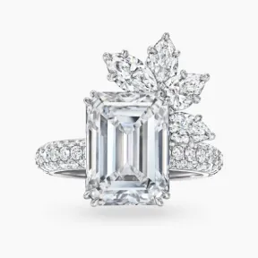 海瑞温斯顿/HarryWinston Bridal Couture祖母绿型切⁠工订婚钻戒 RGDPEC050UB7