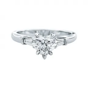 海瑞温斯顿/HarryWinston Classic Winston心形切工订婚钻戒 RGDPHS010TB