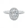 海瑞温斯顿/HarryWinston The One椭圆形切工订婚钻戒 RGDPOV010MIC