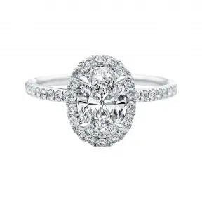 海瑞温斯顿/HarryWinston The One椭圆形切工订婚钻戒 RGDPOV010MIC