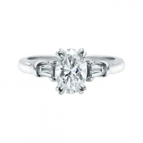 海瑞温斯顿/HarryWinston Classic Winston椭圆形切工订婚钻戒 RGDPOV010TB