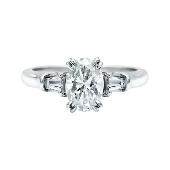 海瑞温斯顿/HarryWinston Classic Winston椭圆形切工订婚钻戒 RGDPOV010TB