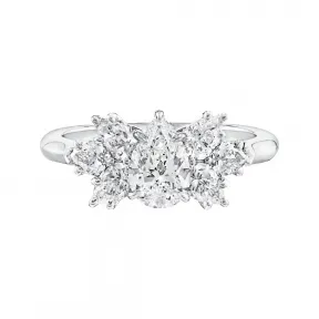 海瑞温斯顿/HarryWinston Cluster水滴形切工订婚钻戒 RGDPPS005CLU
