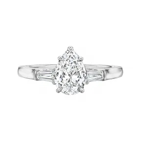 海瑞温斯顿/HarryWinston Classic Winston水滴形切工订婚钻戒 RGDPPS010TB