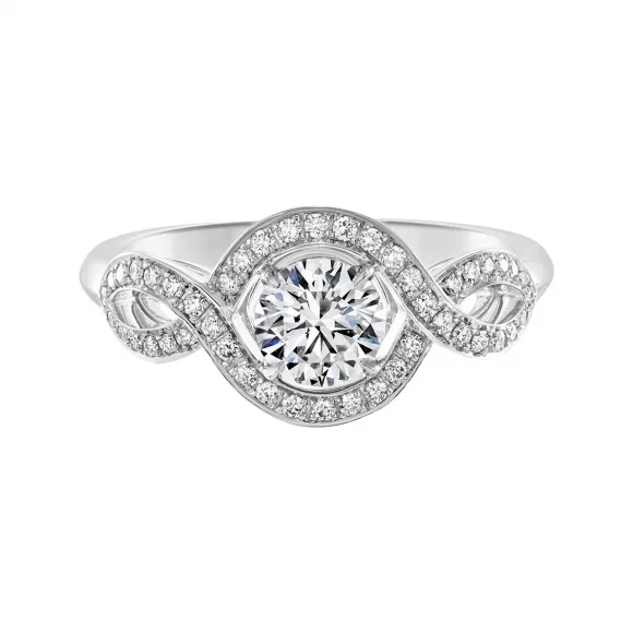海瑞温斯顿/HarryWinston Lily Cluster订婚钻戒 RGDPRD005LC