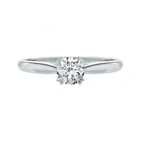 海瑞温斯顿/HarryWinston Solitaire圆形切工订婚钻戒 RGDPRD005NSS