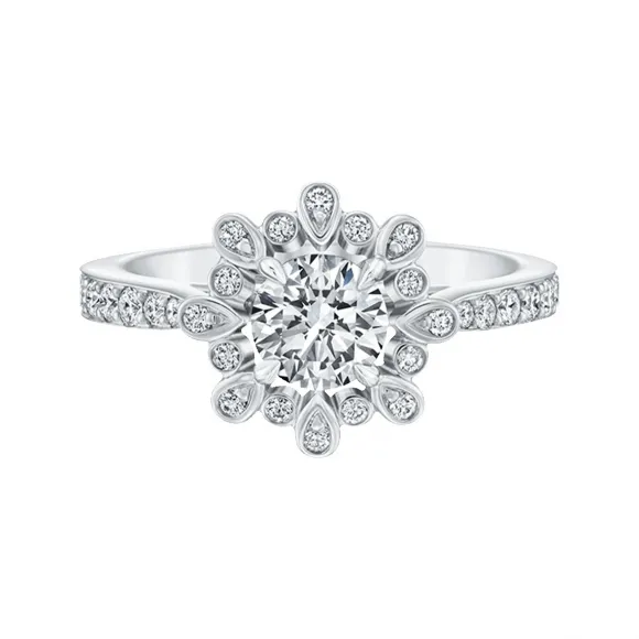 海瑞温斯顿/HarryWinston Winston Blossom 订婚钻戒 RGDPRD005WBM