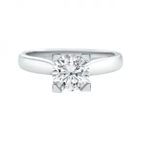 海瑞温斯顿/HarryWinston HW Logo极细微密钉镶嵌订婚钻戒 RGDPRD010HWM