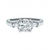 海瑞温斯顿/HarryWinston Classic Winston圆形明亮式切工订婚钻戒 RGDPRD010TB