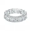 海瑞温斯顿/HarryWinston 爪镶祖母绿型切工钻石戒指 WBDPECS30SP30
