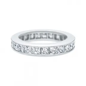海瑞温斯顿/HarryWinston 轨道式镶嵌公主方形切工钻石戒指 WBDPPCC04C04