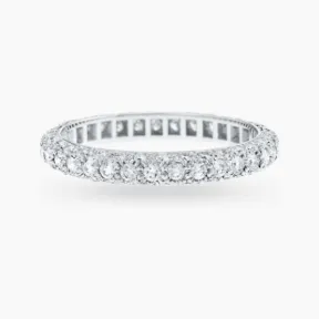 海瑞温斯顿/HarryWinston 极细微密钉镶嵌穹型钻石戒指 WBDPPVDO