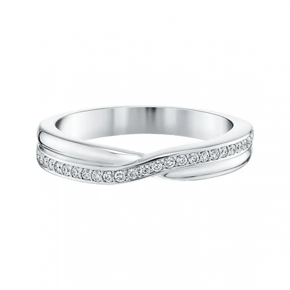 海瑞温斯顿/HarryWinston Tryst密钉镶嵌单排钻石戒指 WBDPRD1RTST