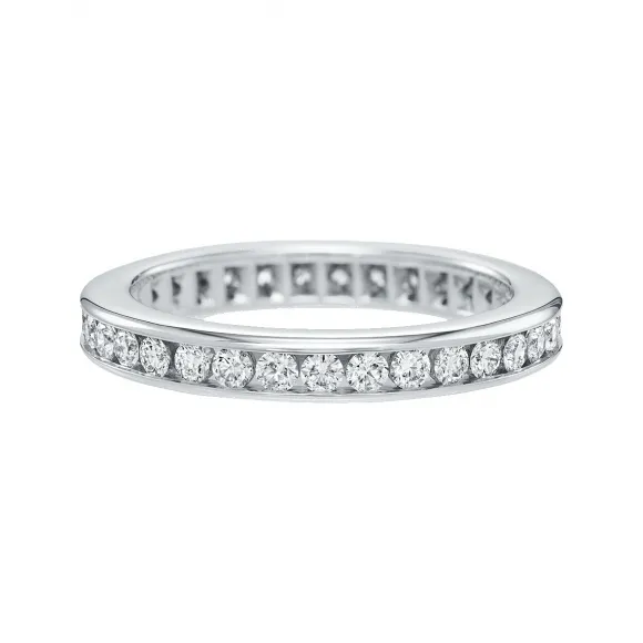 海瑞温斯顿/HarryWinston 轨道式镶嵌圆形明亮式切工钻石戒指 WBDPRDC02C02