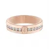 海瑞温斯顿/HarryWinston HW Logo玫瑰金钻石戒指 WBDRRDLGHWL