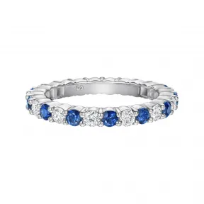 海瑞温斯顿/HarryWinston 爪镶圆形明亮式切工蓝宝石戒指 WBSPRDS05SP05