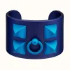 爱马仕/Hermes Collier de Chien Aluminium Sunset宽版手镯 H057024FZAAT3