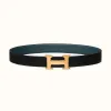 爱马仕/Hermes H 皮带扣&双面皮腰带32毫米 H064544CC06-H073967CAAD110