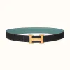 爱马仕/Hermes H 皮带扣&双面皮腰带32毫米 H064544CC06-H073967CAAW100